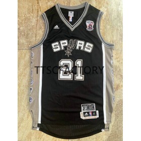 San Antonio Spurs DUNCAN 21 Retro Musta Miesten Pelipaidat Swingman